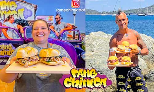 Fame Chimica street food in Lacona, Elba Island