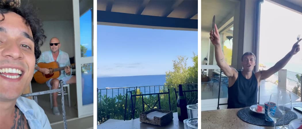 Biagio Antonacci, Blanco e Tananai cantano insieme all'Isola d'Elba antonacci blanco tananai elba