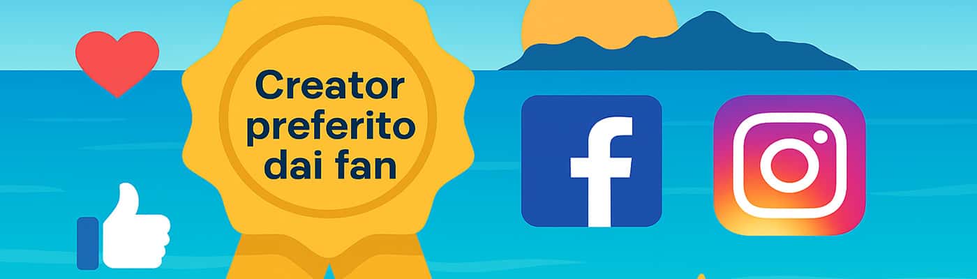 Creator preferito dai fan Facebook creator preferito facebook