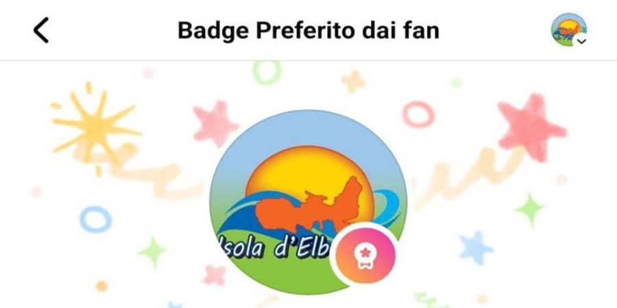 Isola d'Elba App ha ottenuto il Badge preferito dai fan Facebook creator preferito fan facebook