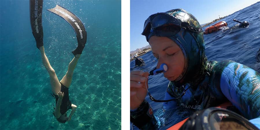 Apnea e freediving Isola d'Elba con Lara Blue Vibes