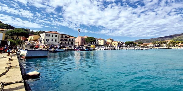 Partenza escursioni giro isola, soste bagno, relitti sommersi, snorkeling e avvistamento cetacei. porto di marina di campo