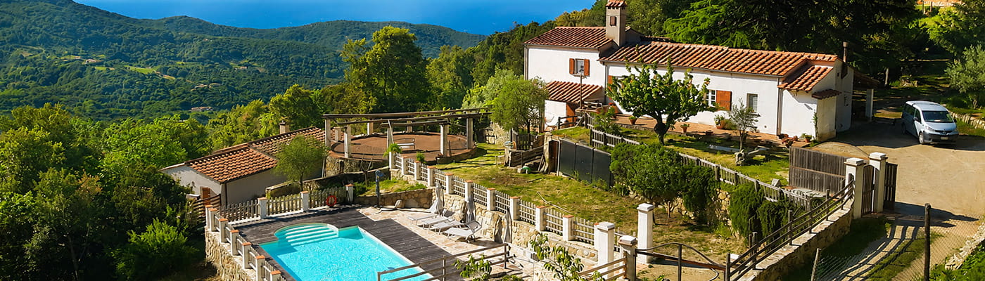 Bed and Breakfast Fonte di Zeno immerso nella natura a Marciana, Isola d'Elba