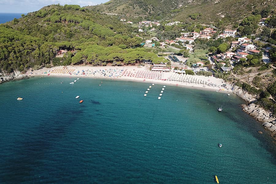 Costa del Sole Isola d'Elba Panorama della Costa del Sole all'Isola d'Elba