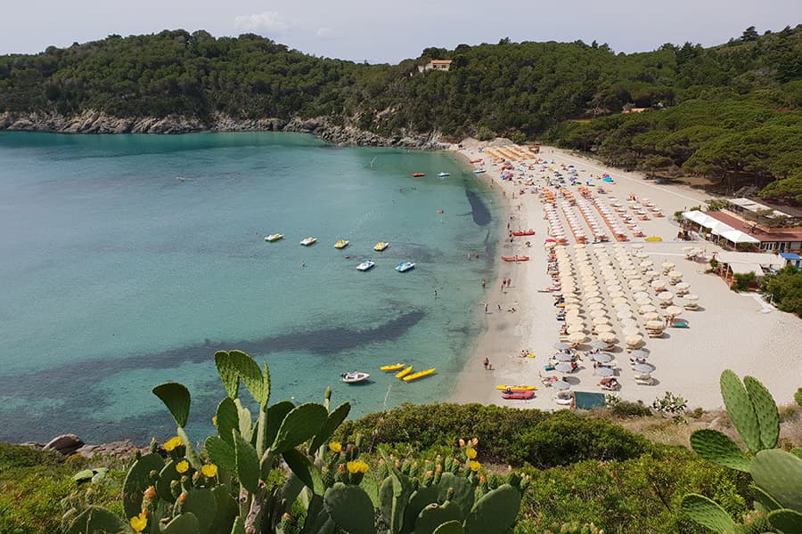 Spiaggia di Fetovaia Isola d'Elba La splendida spiaggia di Fetovaia all'Isola d'Elba