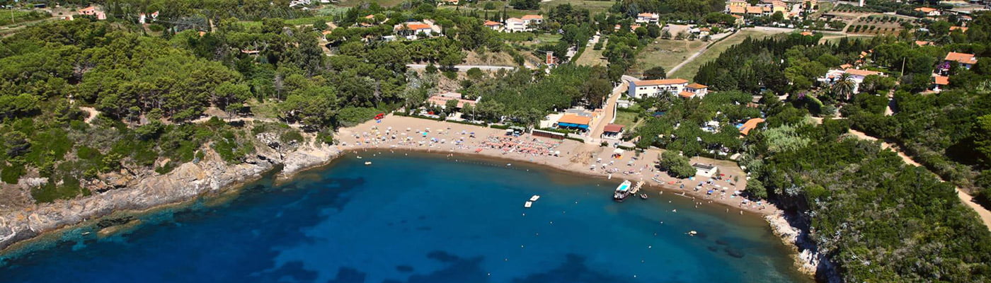 Camping Arrighi Porto Azzurro Isola d'Elba Camping Arrighi direttamente sulla spiaggia di Barbarossa all'Isola d'Elba