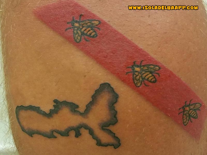 tatuaggio isola d'elba di marcello bambina