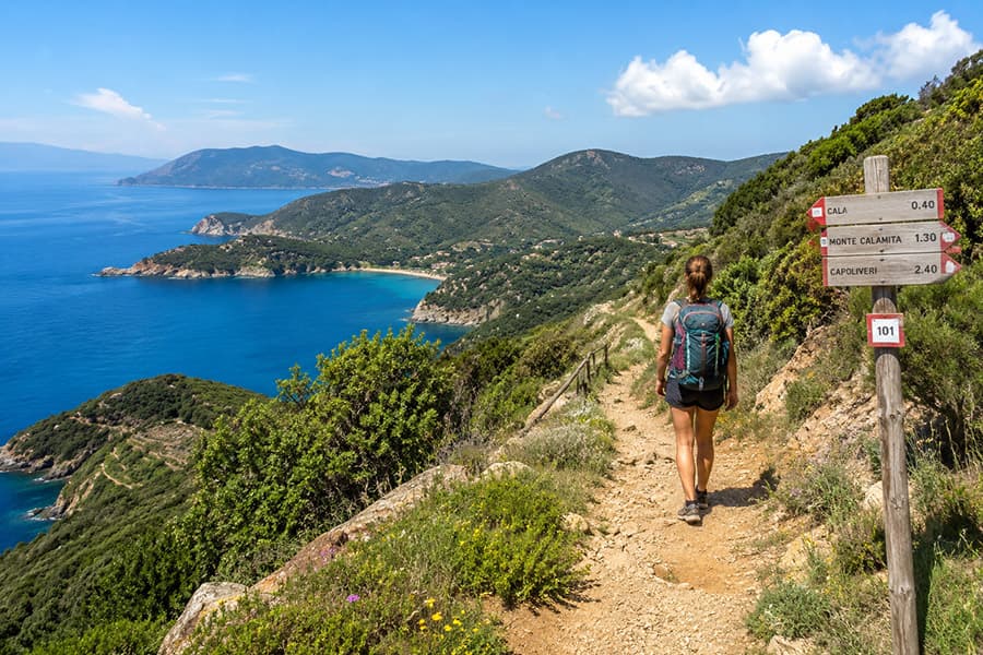 Sport all'Isola d'Elba Sport e trekking all'Isola d'Elba vicino Hotel Le Acacie