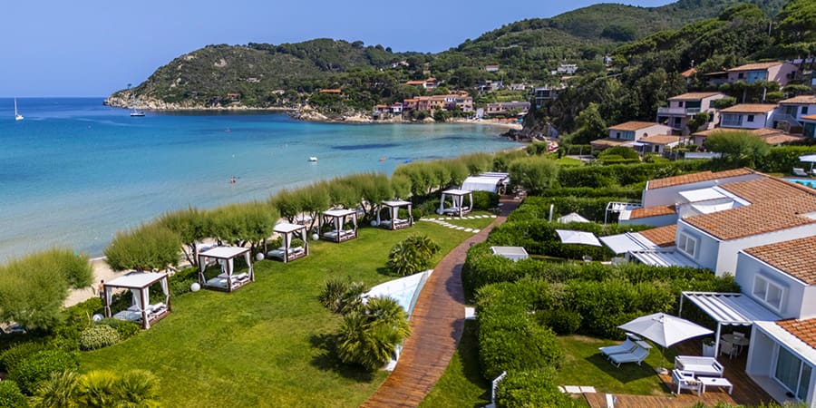 Baia Bianca Suites nella Baia della Biodola all'Isola d'Elba