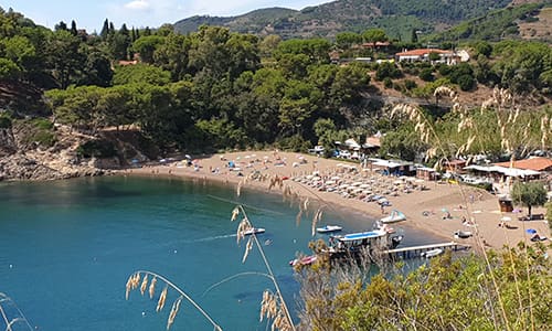 Spiaggia di Barbarossa Porto Azzurro Isola d'Elba