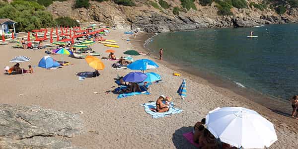 Costa dei Gabbiani con strada privata di accesso alle spiagge
